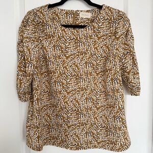 MELLODAY | Botanical printed blouse
